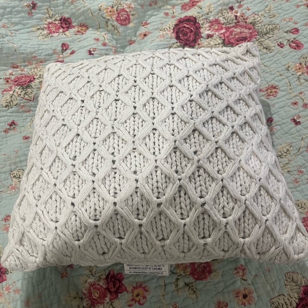 Decorative sweater pillow